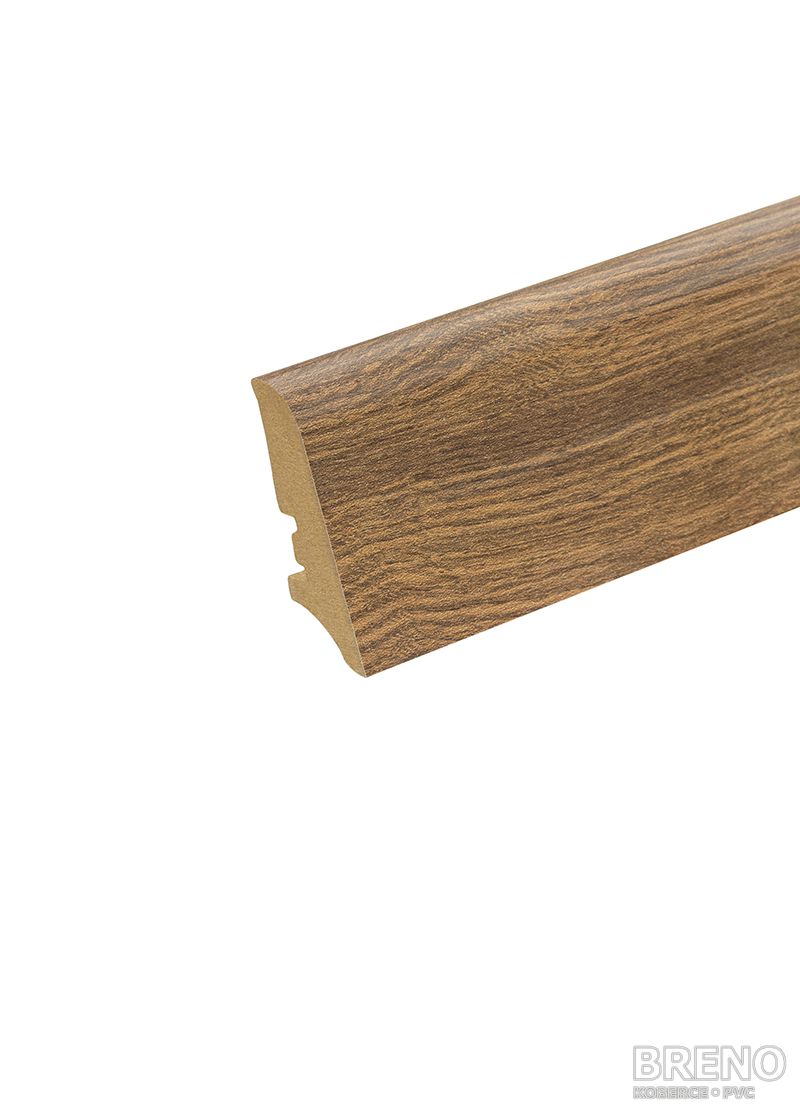 Lišta MDF KP60 2700 dub tmavý