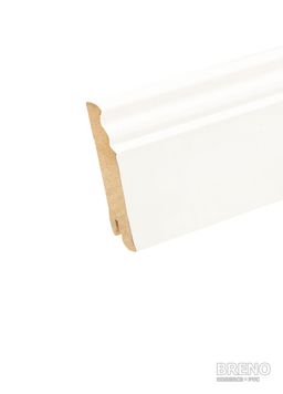 Lišta MDF KP80 P bílá
