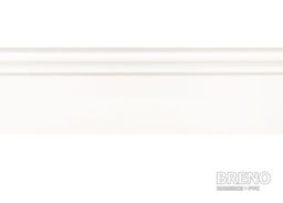 Lišta MDF KP80 P bílá