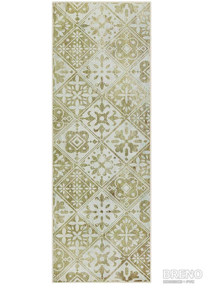 Kusový koberec LUNA 107/beige – béžové dlaždice