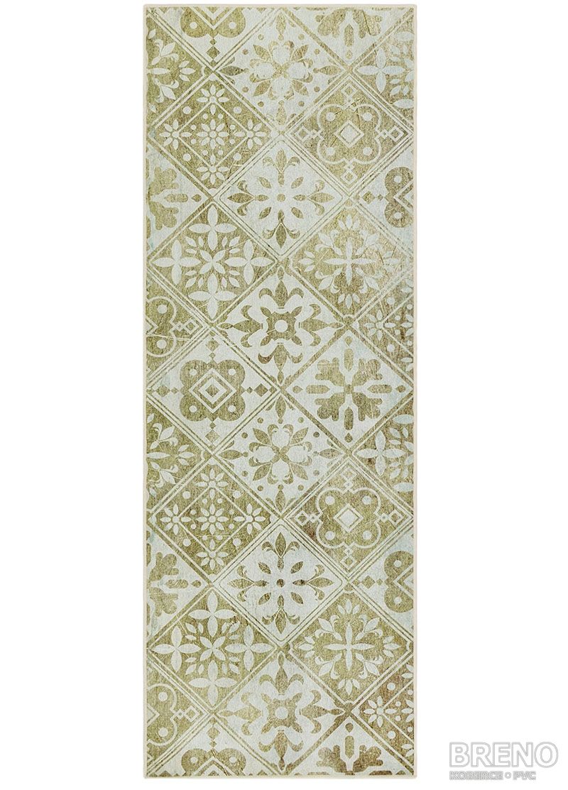 Kusový koberec LUNA 107/beige – béžové dlaždice