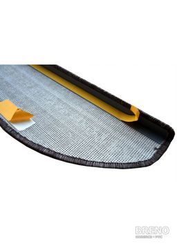 Nášľap UDINESE polkruh antracit 24 x 65cm