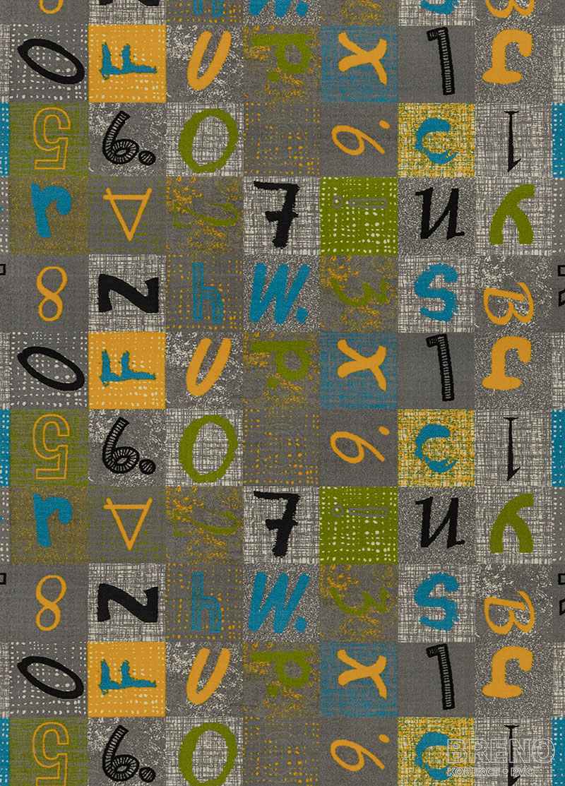 Metrážový koberec NUMERO P452BL/05K1 čísla