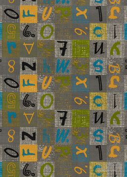 NUMERO P452BL/05K1 dětský motiv čísla a písmena