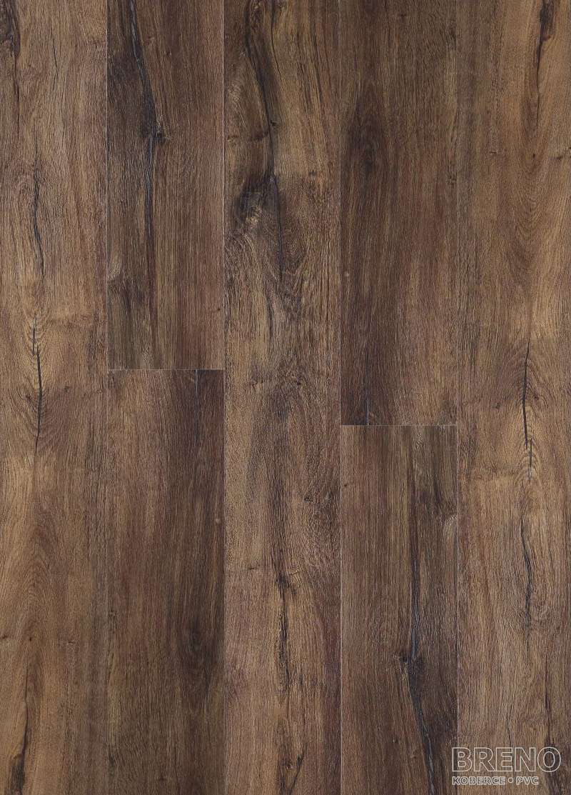 Vinylová podlaha PALLADIUM 40 - Canyon Oak Brown – tmavé rustikální dřevo
