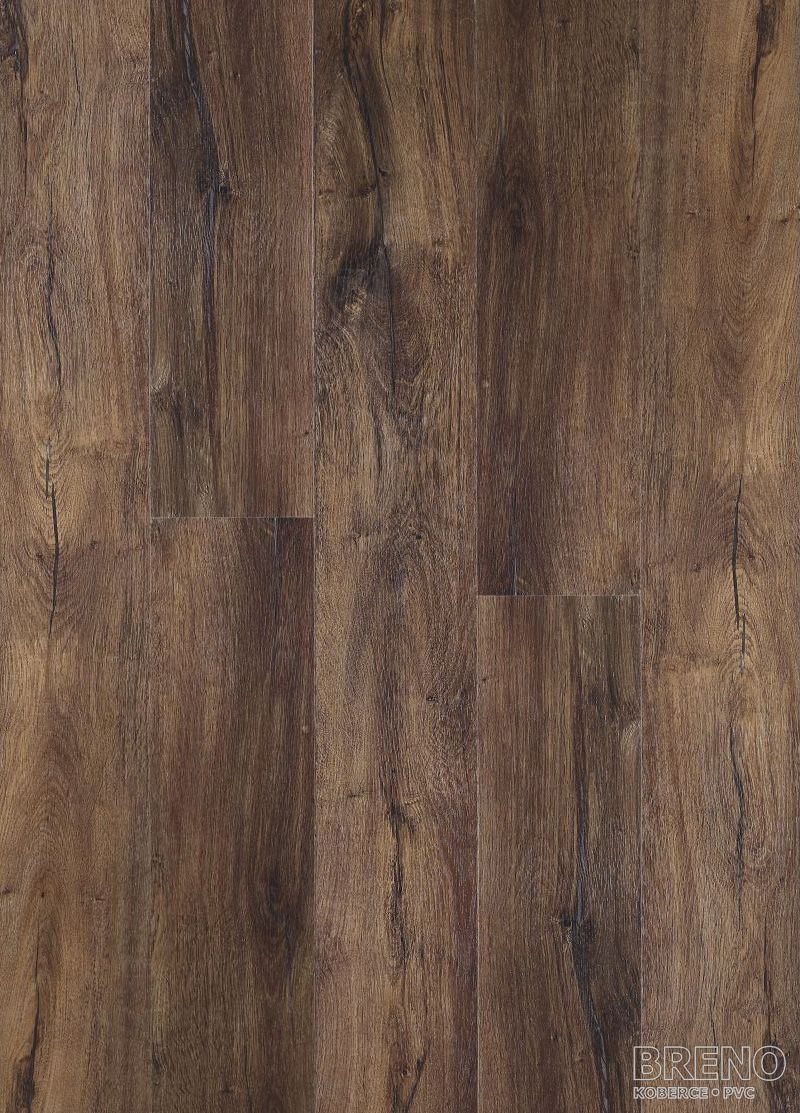 Vinylová podlaha PALLADIUM 40 - Canyon Oak Brown – tmavé rustikální dřevo