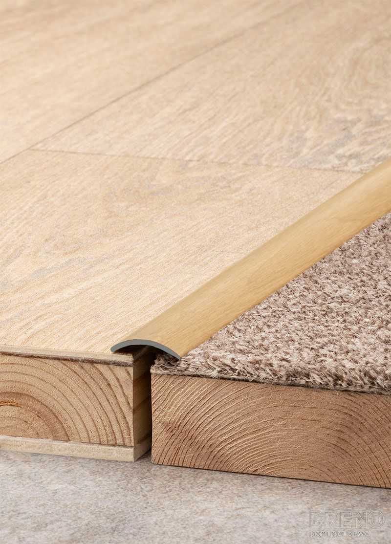 Přechodový profil AL PR3K buk - samolepicí