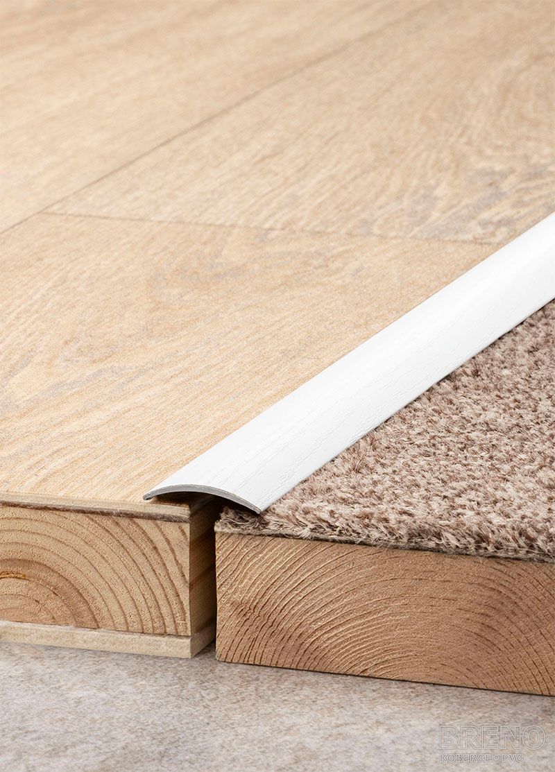 Přechodový profil B-Line bílá popelavá - samolepicí