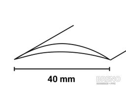 Přechodový profil B-Line dub antik - samolepicí