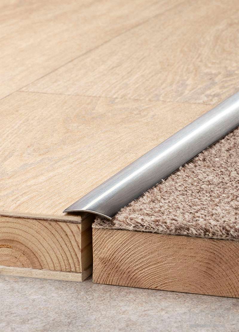 Přechodový profil B-Line nerez - samolepicí