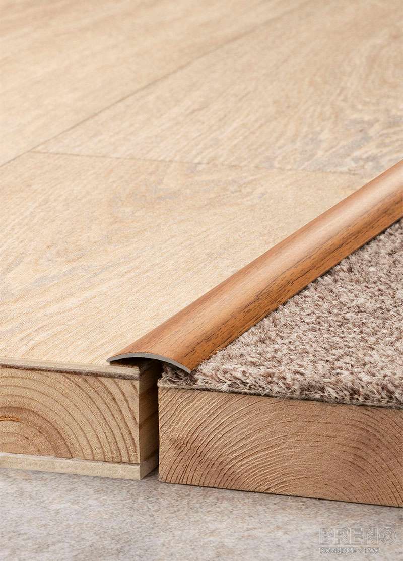 Přechodový profil B-Line ořech - samolepicí