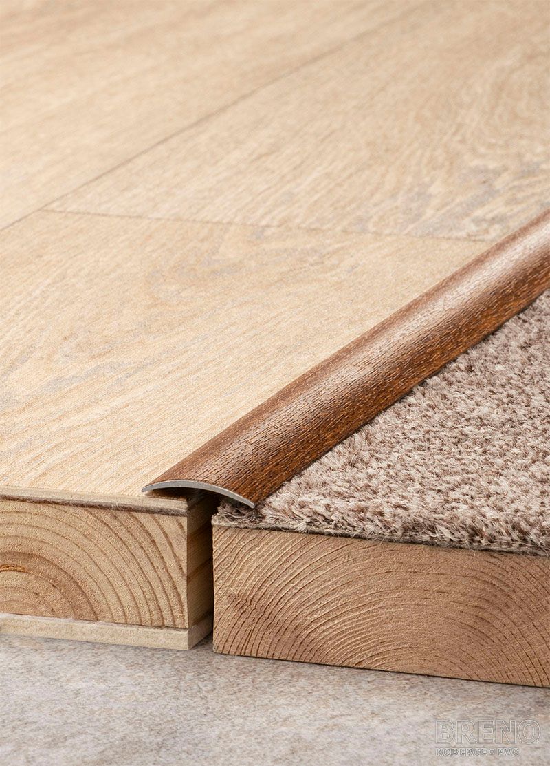 Přechodový profil B-Line ořech žíhaný - samolepicí