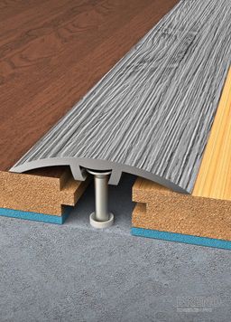 Prechodový profil borovica sivá - samolepiaci / na hmoždinku