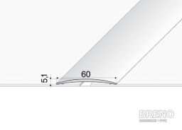 Prechodový profil champagne matná - samolepiaci