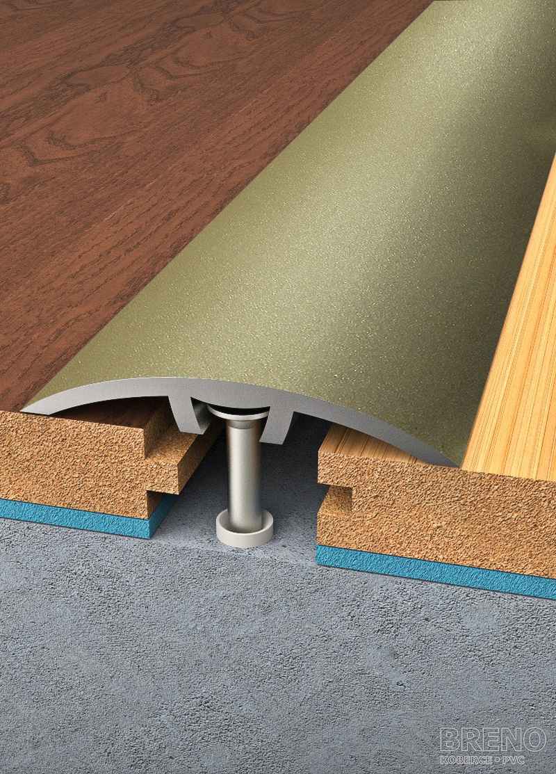 Prechodový profil champagne - samolepiaci / na hmoždinku