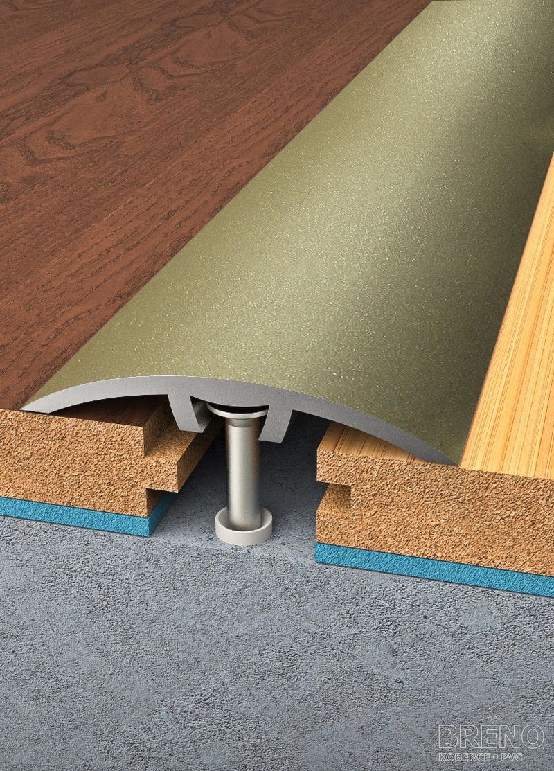 Prechodový profil champagne - samolepiaci / na hmoždinku