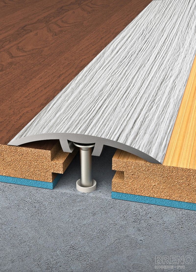 Přechodový profil dub carlo - samolepicí / na hmoždinku