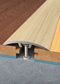 Přechodový profil javor - samolepicí / na hmoždinku