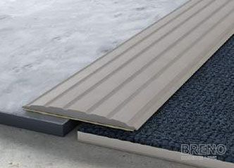 Přechodový profil měkký šedý - samolepicí