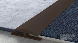 Přechodový profil oboustranný hnědý