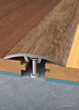 Prechodový profil orech - samolepiaci / na hmoždinku