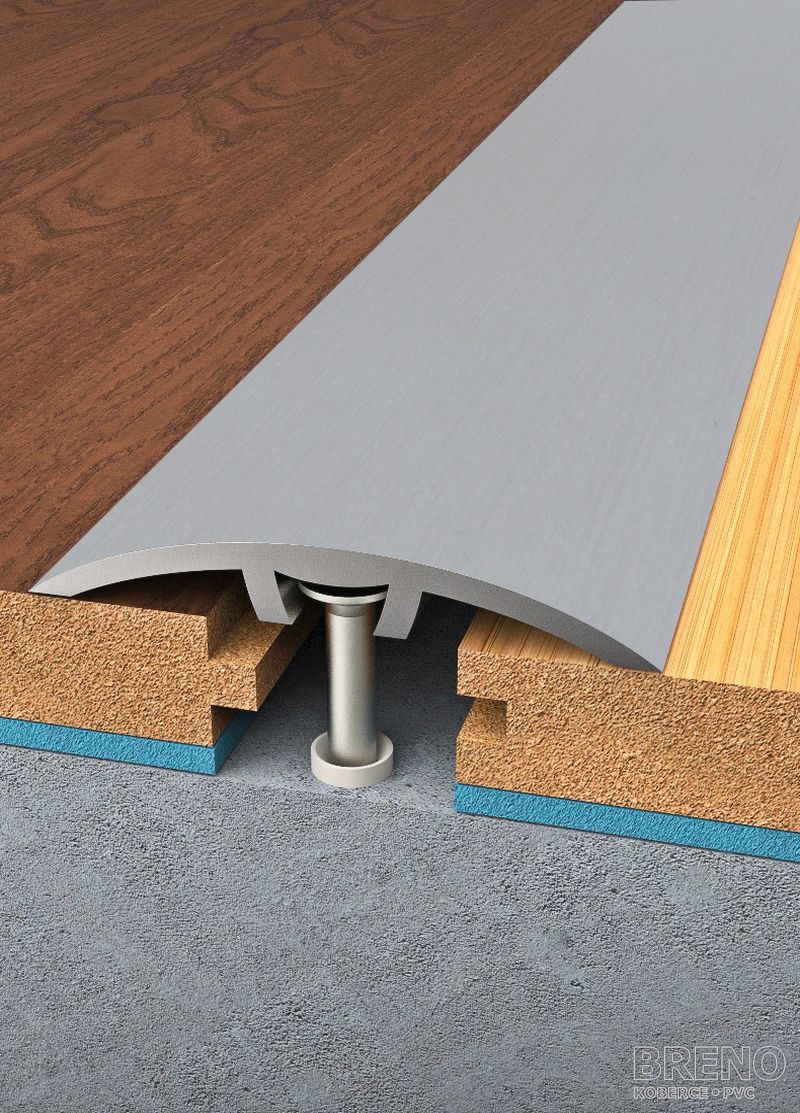 Přechodový profil písek broušený - samolepicí / na hmoždinku