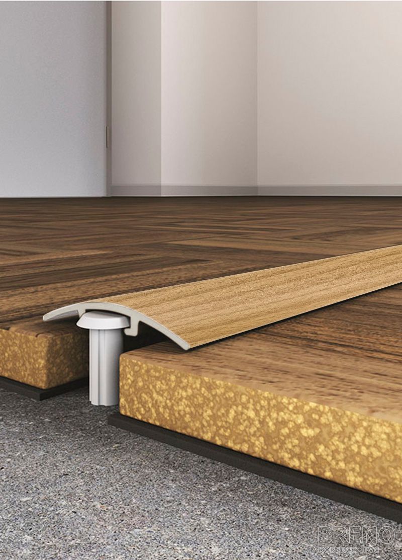 Přechodový profil PP buk - samolepicí / na hmoždinku