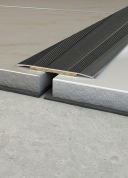 Přechodový profil s drážkami bronz - samolepicí