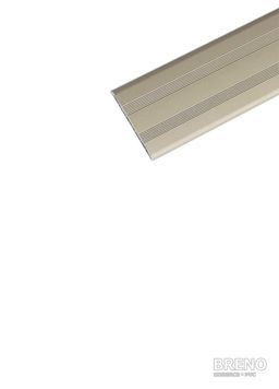 Přechodový profil s drážkami champagne - samolepicí