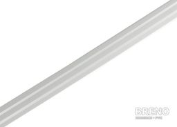 Přechodový profil s drážkami stříbro - samolepicí