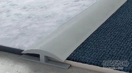 Prechodový profil sivý - oboustranný