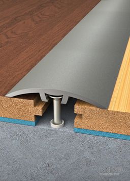 Prechodový profil striebro - samolepiaci / na hmoždinku