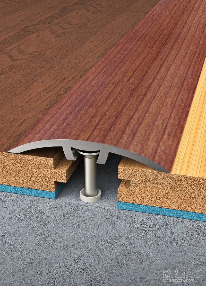 Přechodový profil třešeň natur - samolepicí / na hmoždinku