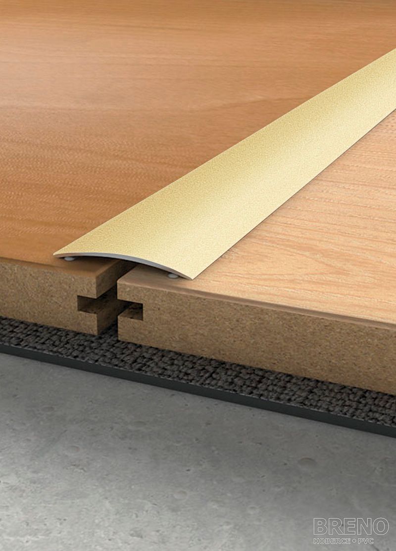 Přechodový profil zlato - samolepicí