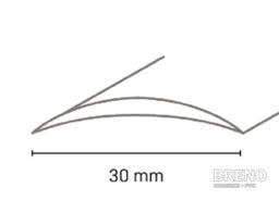 Přechodový profil zlato - samolepicí