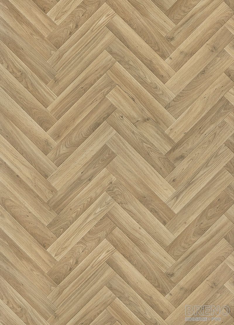 PVC ATLANTIC Oak Chevron 369M