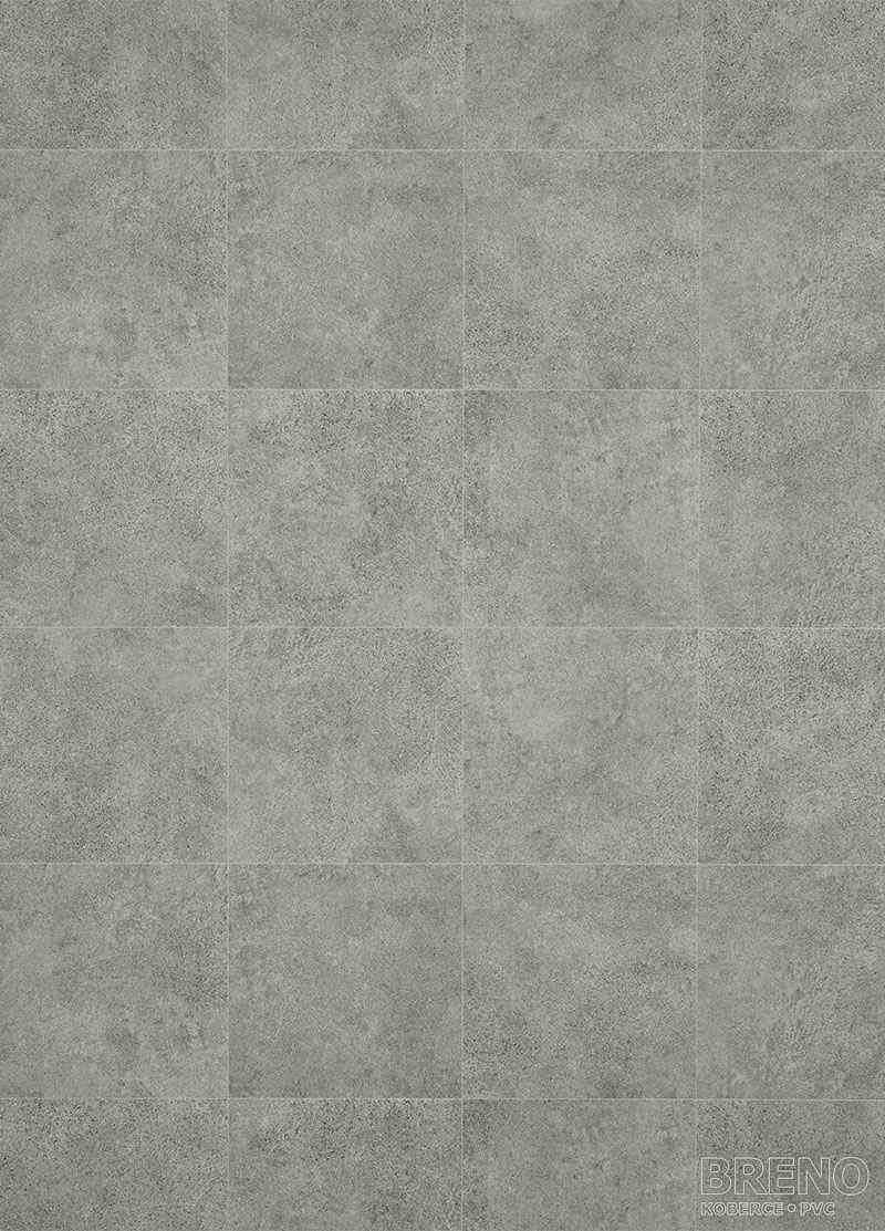 PVC CARBONTEX Tempesta 595 – šedá dlažba