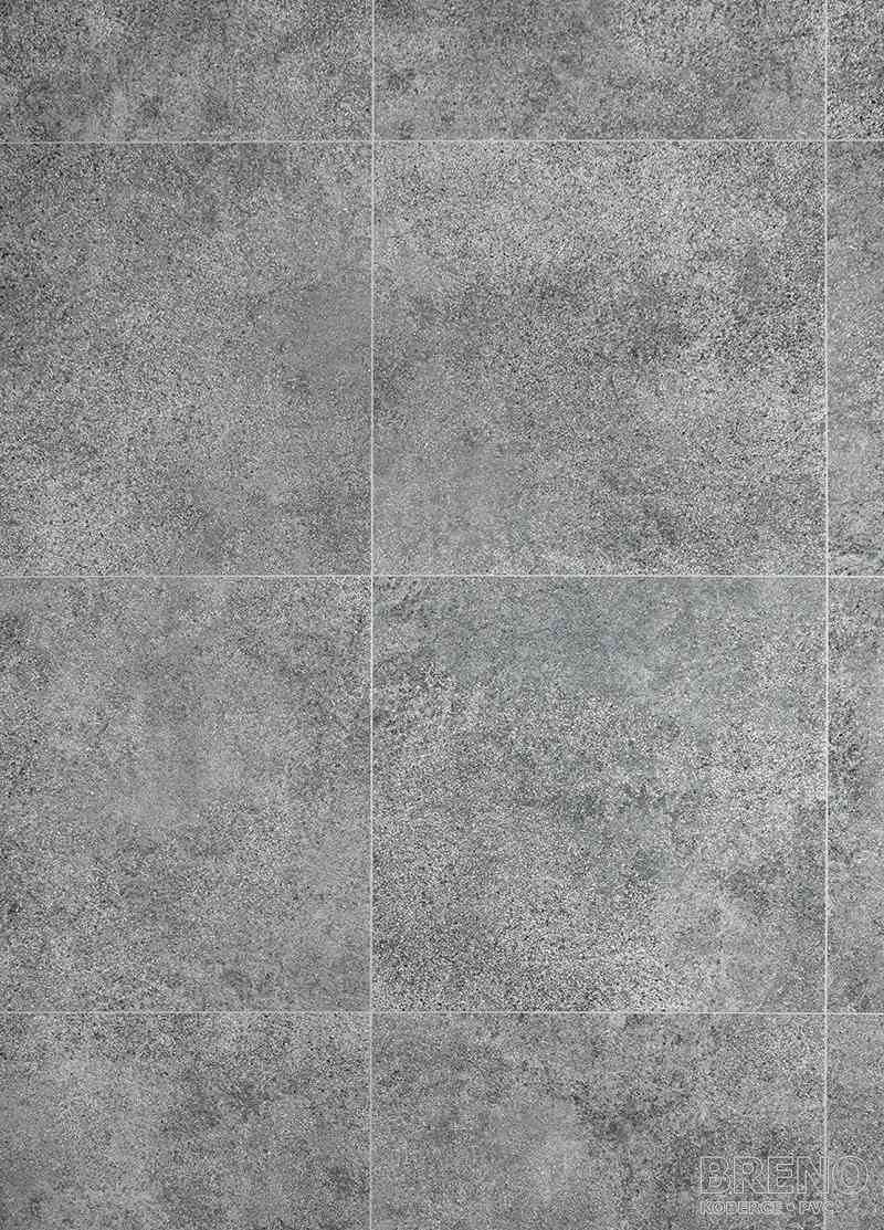 PVC CARBONTEX Tempesta 598 – sivá dlažba
