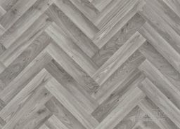 PVC CROWN Oak Chevron 919D - šedé parkety