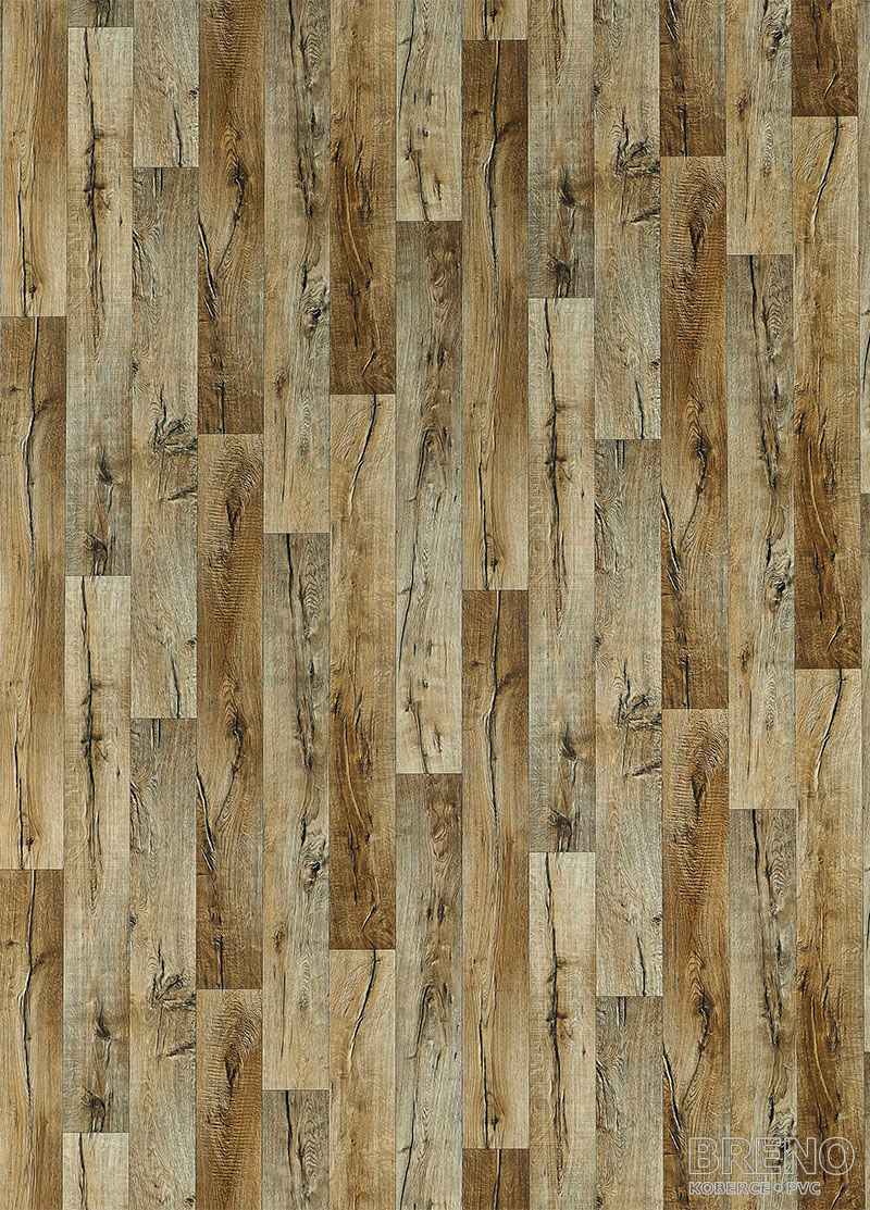 PVC GREENLINE Hunter Oak 043 – hnědé dřevo