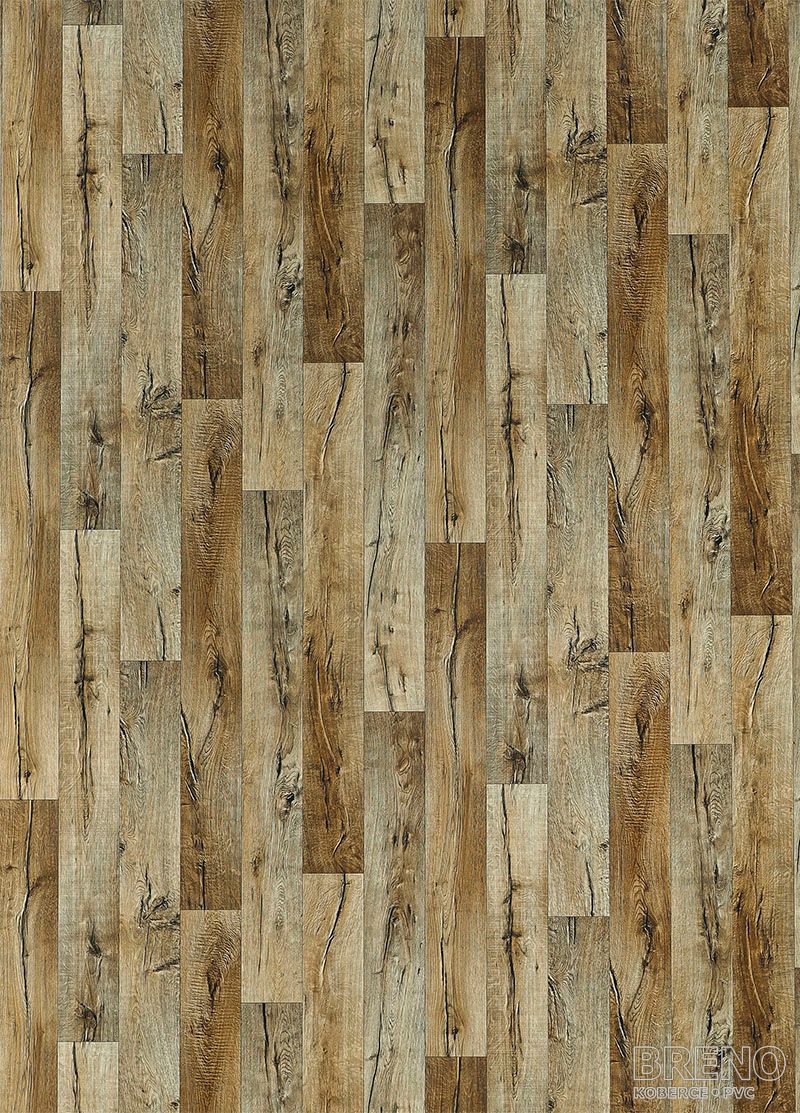 PVC GREENLINE Hunter Oak 043 - rustikální dřevo