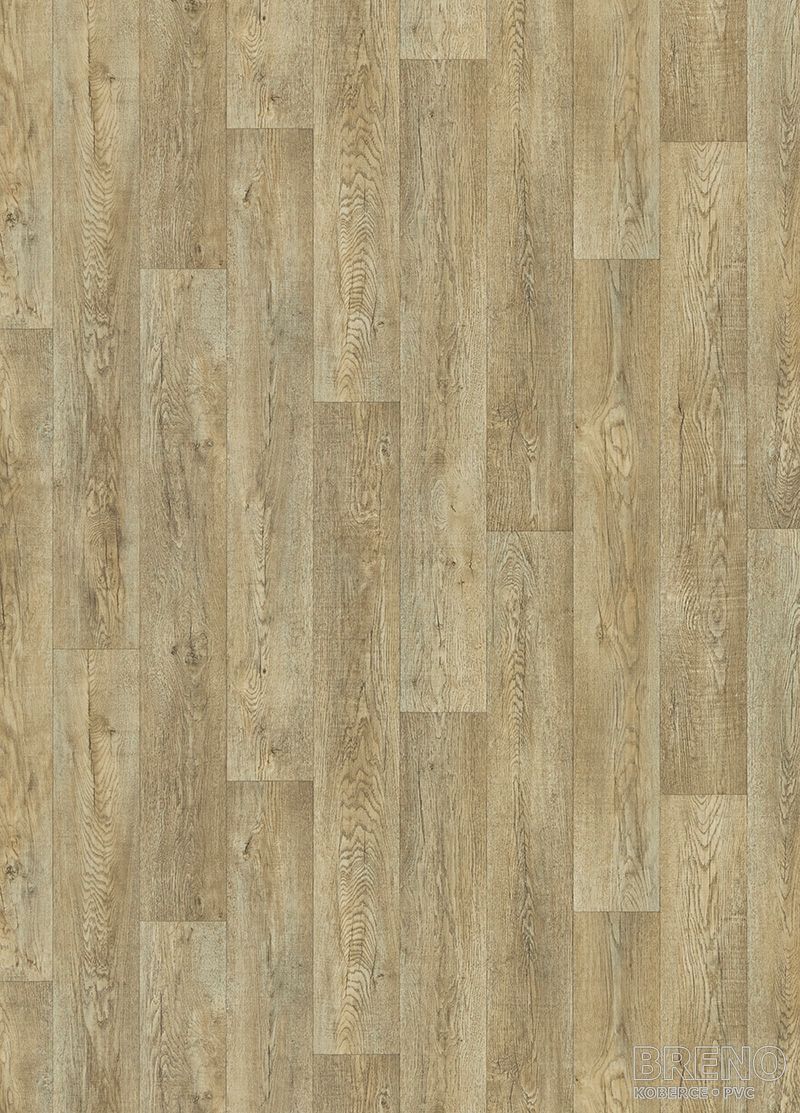 PVC LINETEX Oslo 532 - světlé dřevo