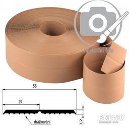 PVC LIŠTA SOKL. MEGAT 002 (dyha)