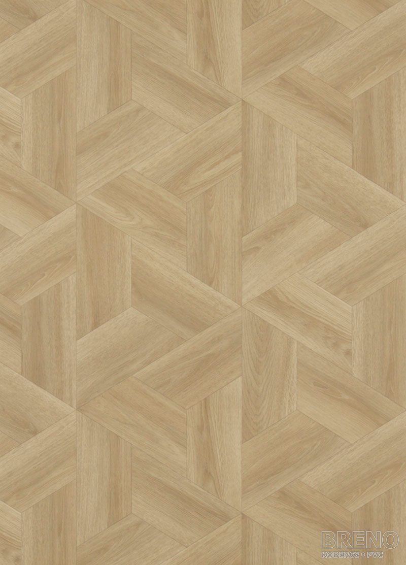 PVC MEGA-TEX Padstow 619L - světlé dřevo