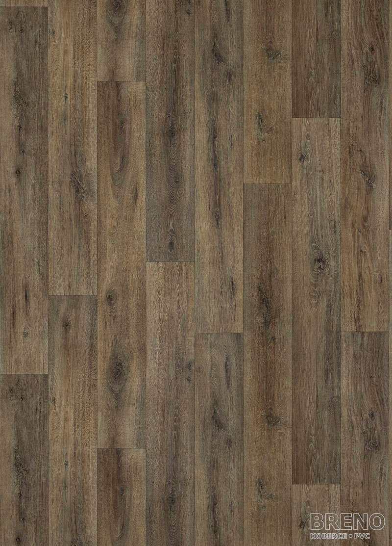 PVC PRESTO PLUS Sherpa 543 – tmavé dřevo