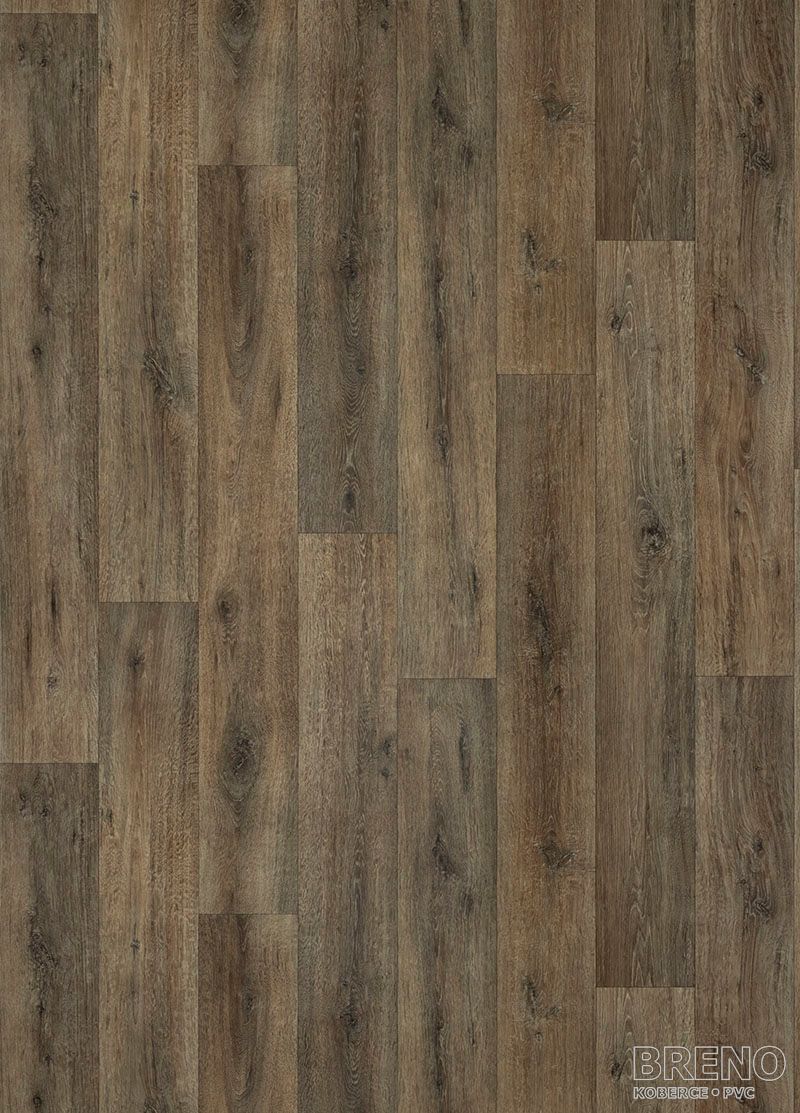 PVC PRESTO PLUS Sherpa 543 – tmavé dřevo