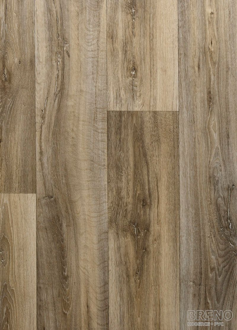 PVC PURETEX Lime Oak 169M – hnědé dřevo