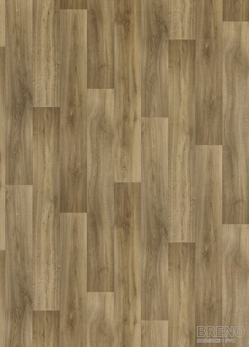 PVC PURETEX Lime Oak 613M – hnědé dřevo