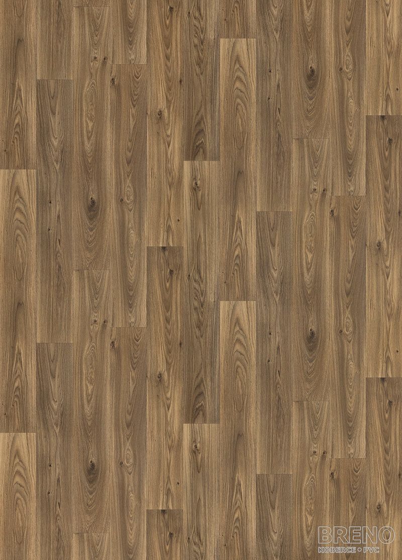 PVC QUINTEX Gambel Oak 669D – tmavo hnedé drevo
