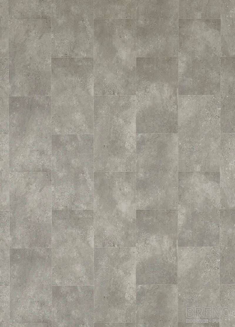 PVC SILVERTEX Rhodes 971M – sivá dlažba